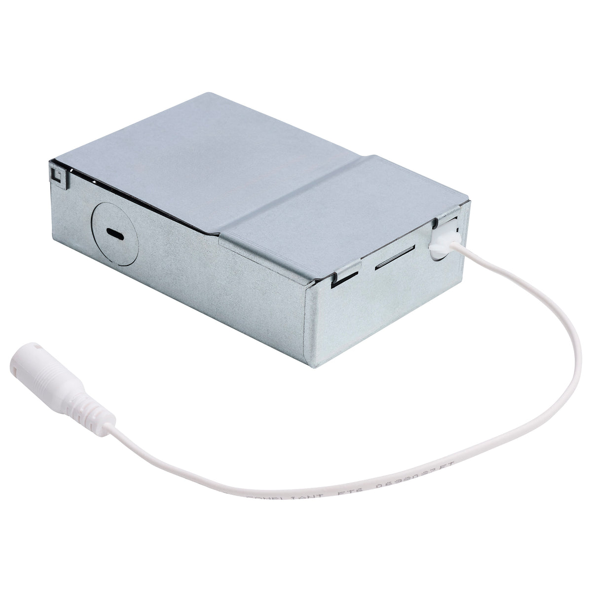 10 Watt LED Direct Wire Downlight - Remote Driver - CCT Selectable - Dimmable - Square - Brushed Nickel Finish