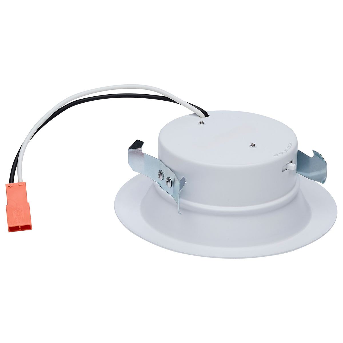 10 Watt LED High Output Downlight Retrofit - 4 Inch - 27K/30K/35K/40K/50K CCT Selectable - Round - White Finish