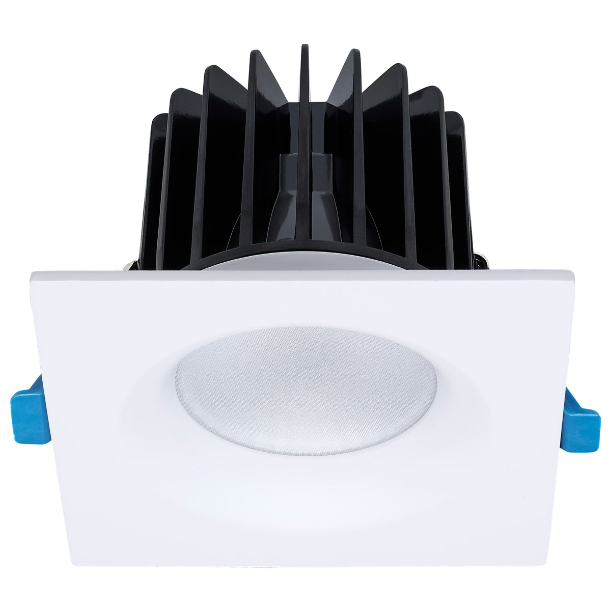 16/20/24 Watt LED Remote Driver Downlight - 27K/30K/35K/40K/50K CCT - Field Selectable - Square - White Finish - Dual Dimming - 120-277 Volt