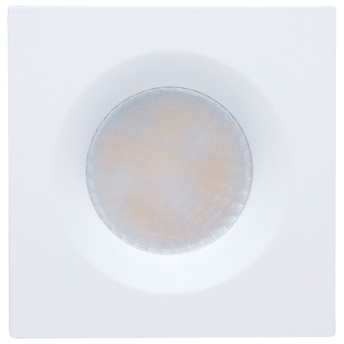 16/20/24 Watt LED Remote Driver Downlight - 27K/30K/35K/40K/50K CCT - Field Selectable - Square - White Finish - Dual Dimming - 120-277 Volt