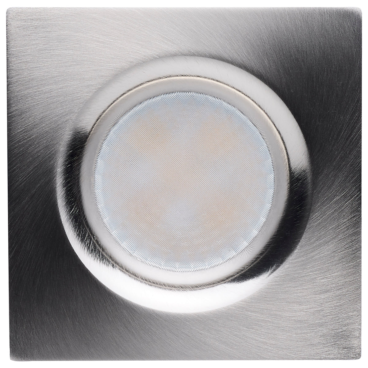 16/20/24 Watt LED Remote Driver Downlight - 27K/30K/35K/40K/50K CCT - Field Selectable - Square - Brushed Nickel Finish - Dual Dimming - 120-277 Volt