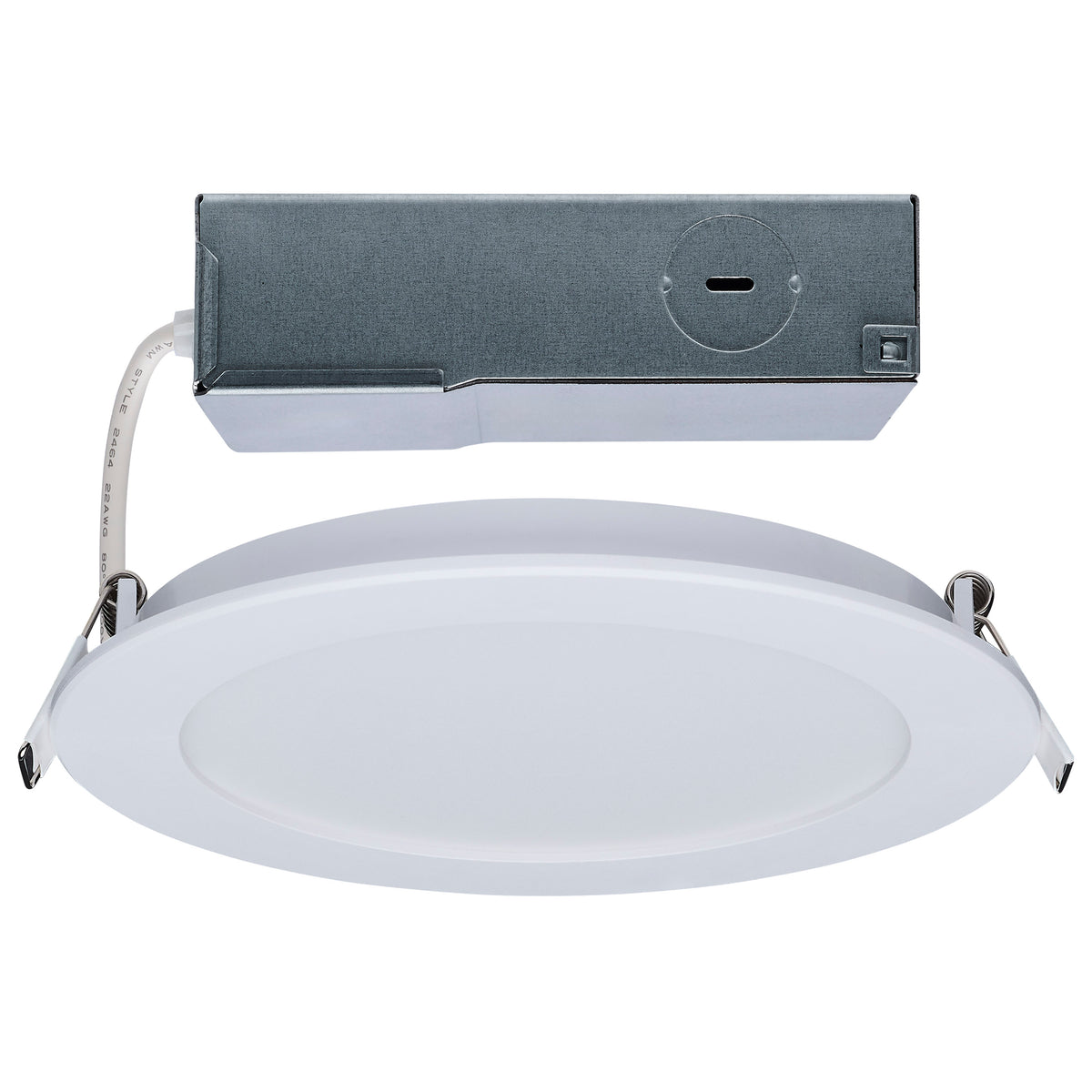 11 Watt LED Direct Wire Performer Series Downlight - Remote Driver - 6 Inch - 27K/3K/35K/4K/5K Selectable - Round - Flat Face
