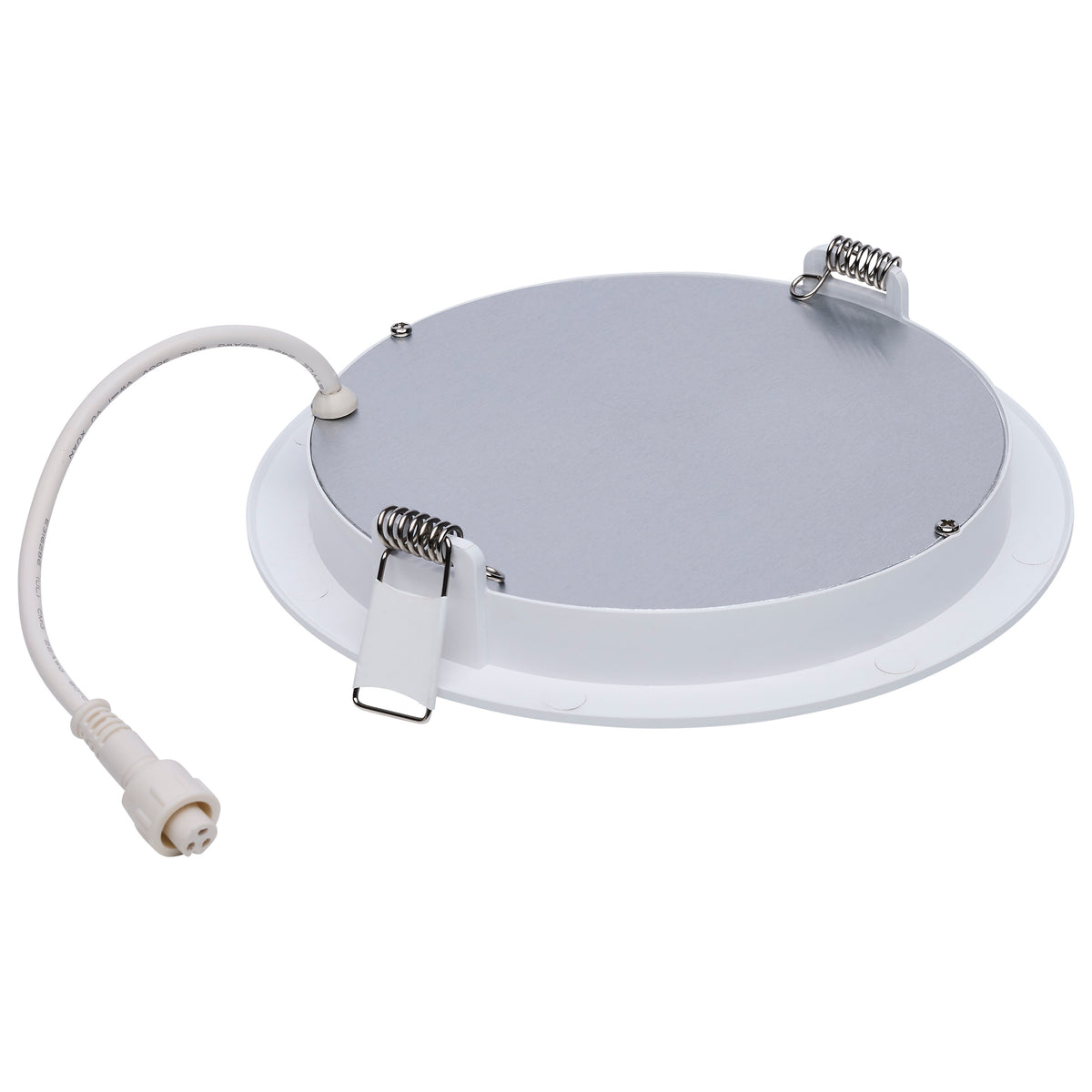 11 Watt LED Direct Wire Performer Series Downlight - Remote Driver - 6 Inch - 27K/3K/35K/4K/5K CCT Selectable - Round - Flat Face - White Finish