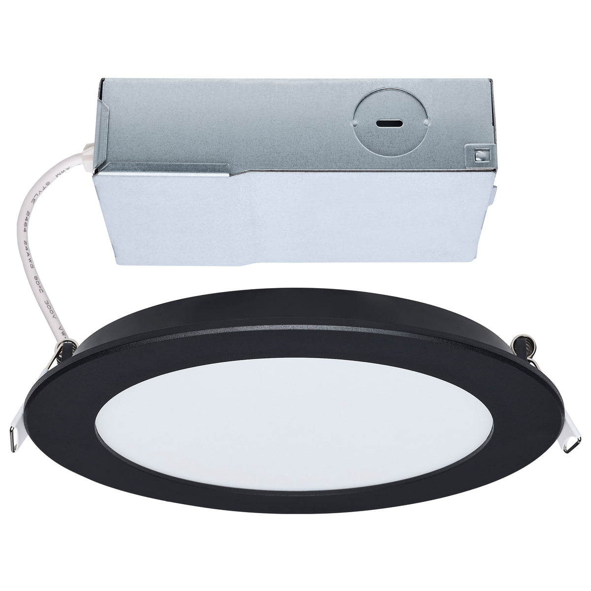11 Watt LED Direct Wire Performer Series Downlight - Remote Driver - 6 Inch - 27K/3K/35K/4K/5K Selectable - Round - Flat Face