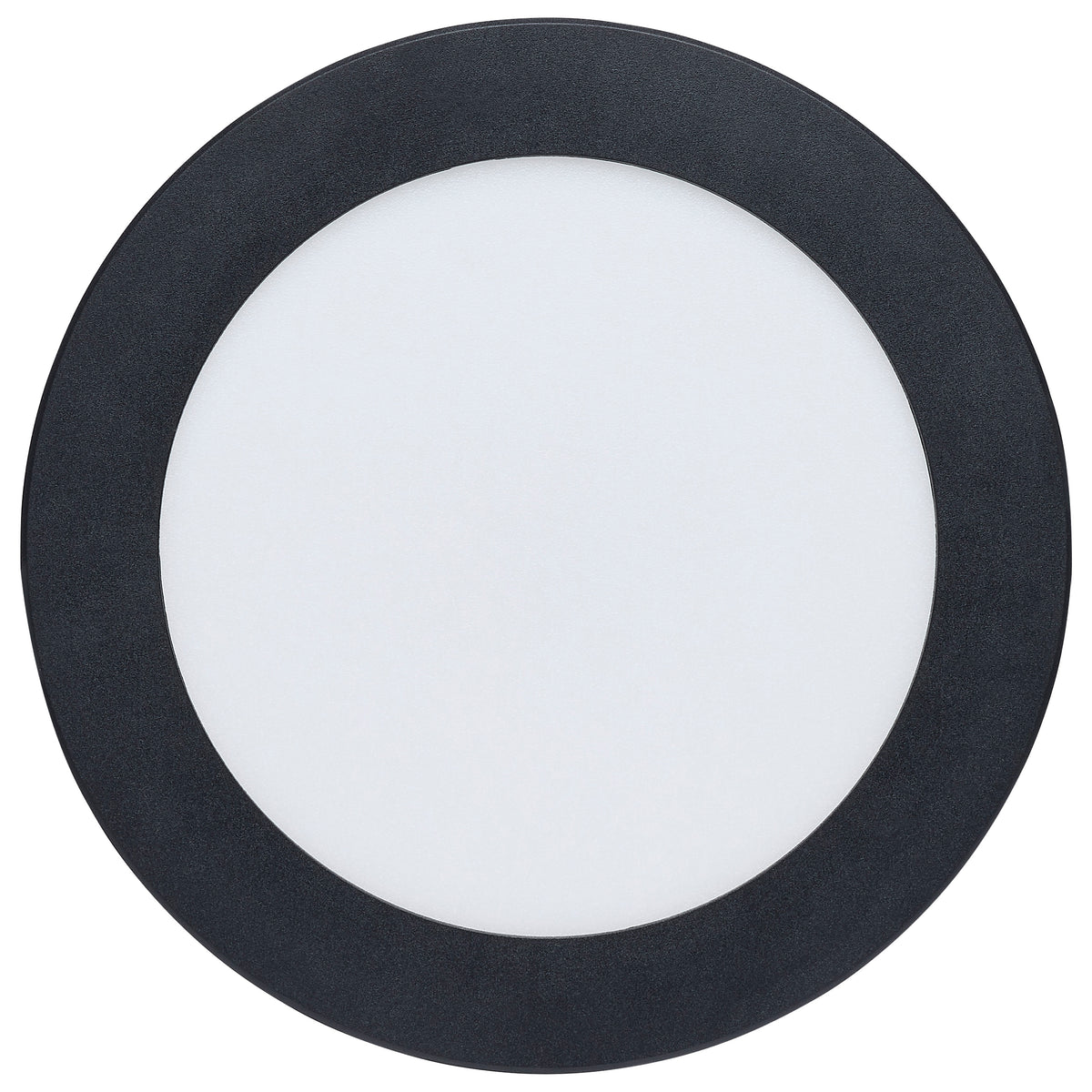 11 Watt LED Direct Wire Performer Series Downlight - Remote Driver - 6 Inch - 27K/3K/35K/4K/5K CCT Selectable - Round - Flat Face - Black Finish