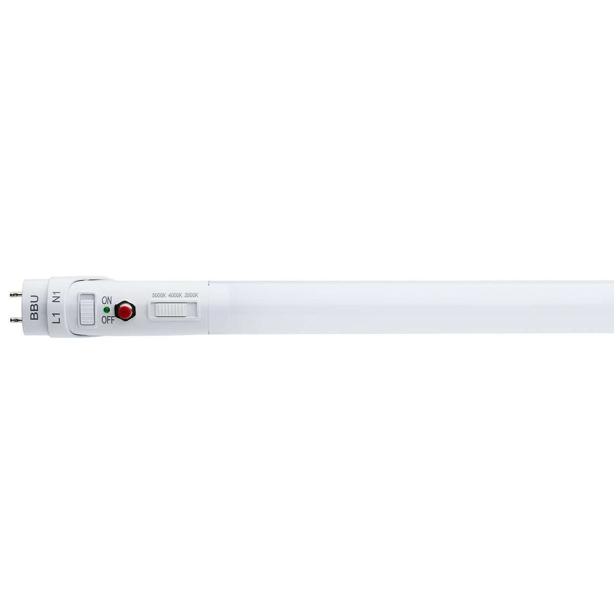 17 Watt 48 Inch T8 LED - 35K/40K/50K Selectable - Ballast Bypass with Battery Backup - G13 Base - 120-277 Volt product image