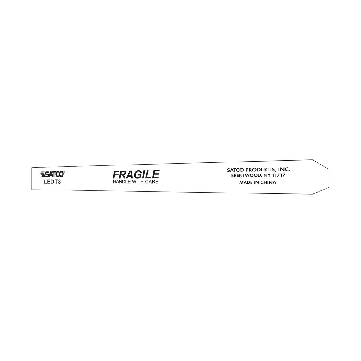 24 Watt T8 LED - Single Pin Base - CCT Selectable - Type B - Ballast Bypass - PET Shatterproof Coated - White Finish - 72 Inches - 120-277 Volt