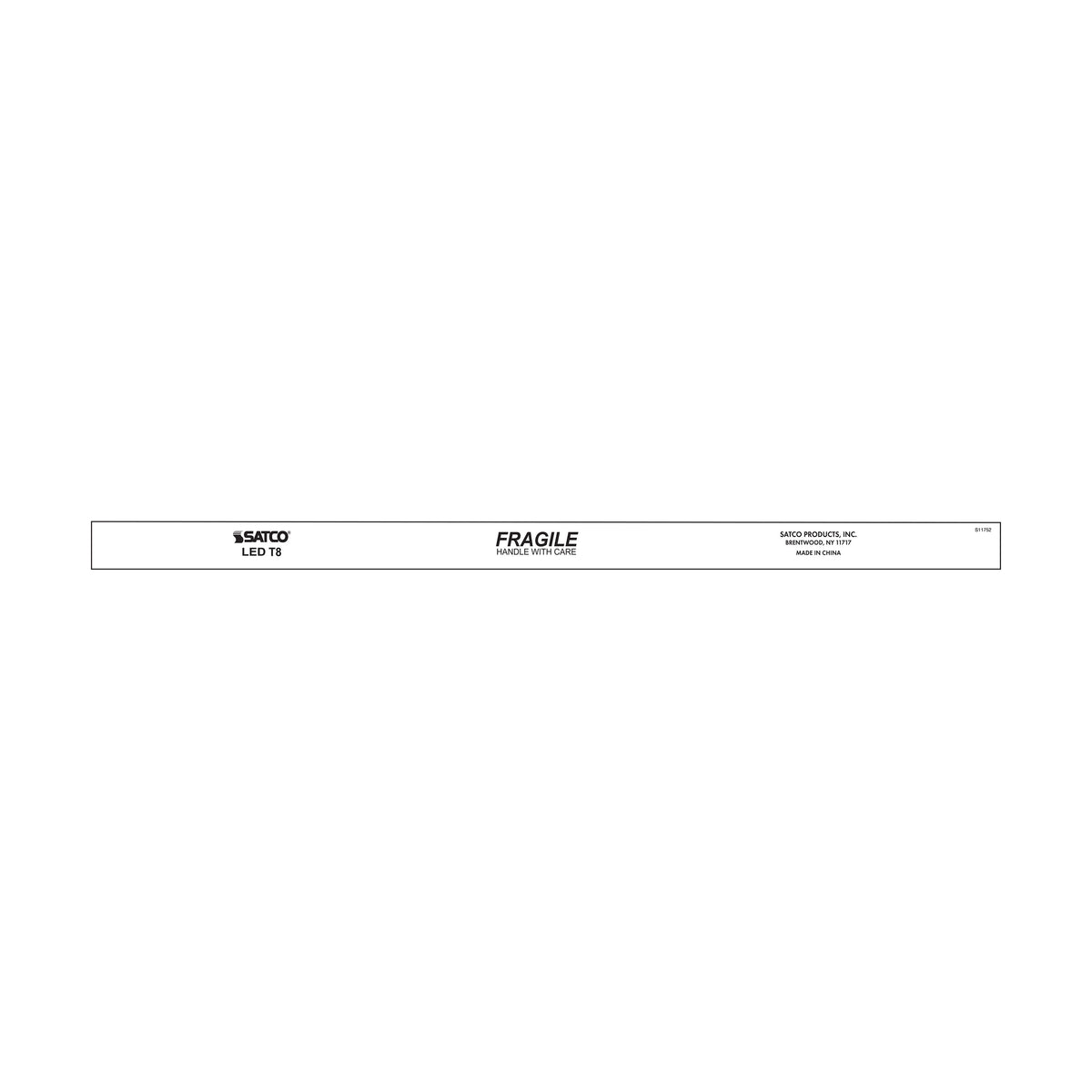 38 Watt T8 LED - Single Pin Base - CCT Selectable - Type B - Ballast Bypass - PET Shatterproof Coated - White Finish - 96 Inches - 120-277 Volt