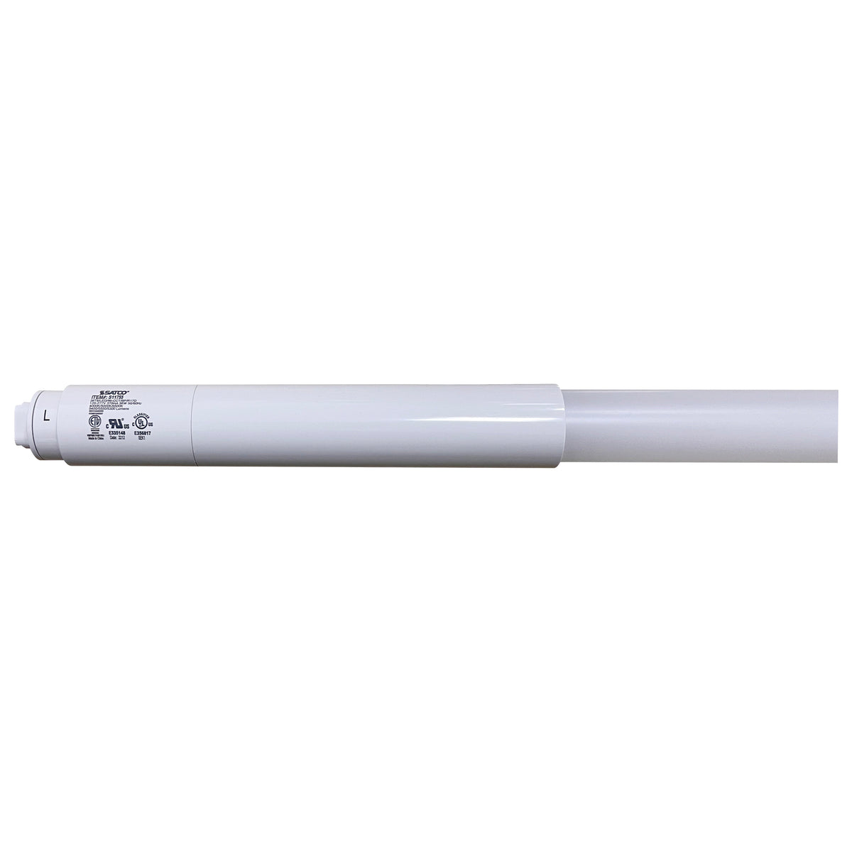 38 Watt T8 LED - Recessed Double Contact HO/VHO Base - Selectable - Type B - Ballast Bypass - PET Shatterproof Coated - White