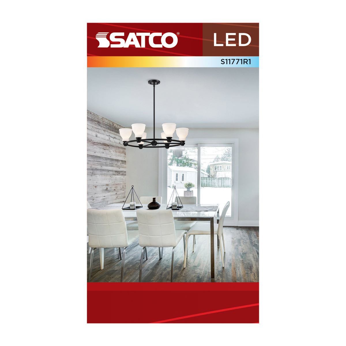 9 Watt A19 LED - 27K/3K/35K/4K/5K CCT Selectable - Medium Base - Frost Finish - 120 Volt