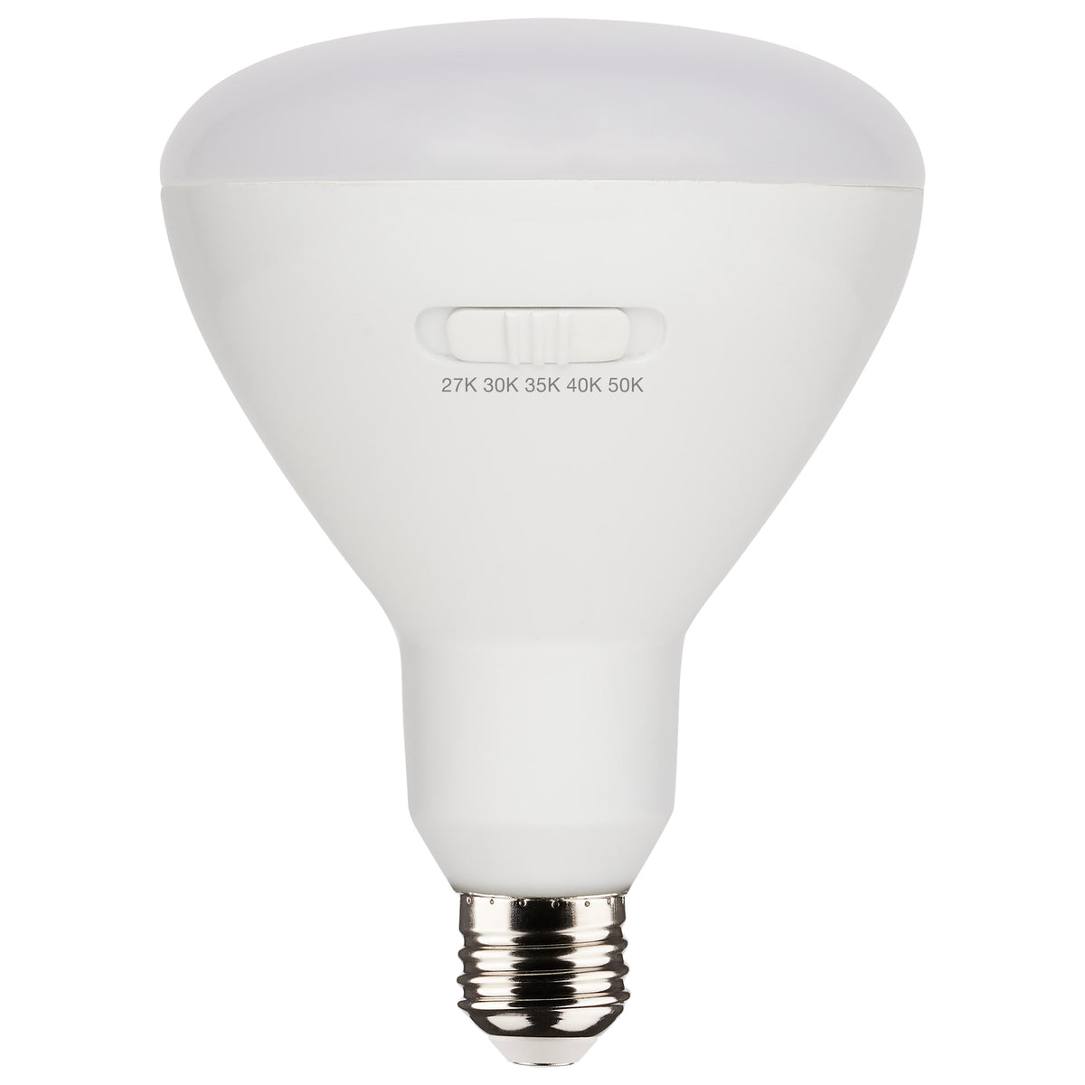 13 Watt BR40 LED - Medium Base - Selectable - White Finish - 90 CRI - 120 Volt for commercial spaces and retail spaces