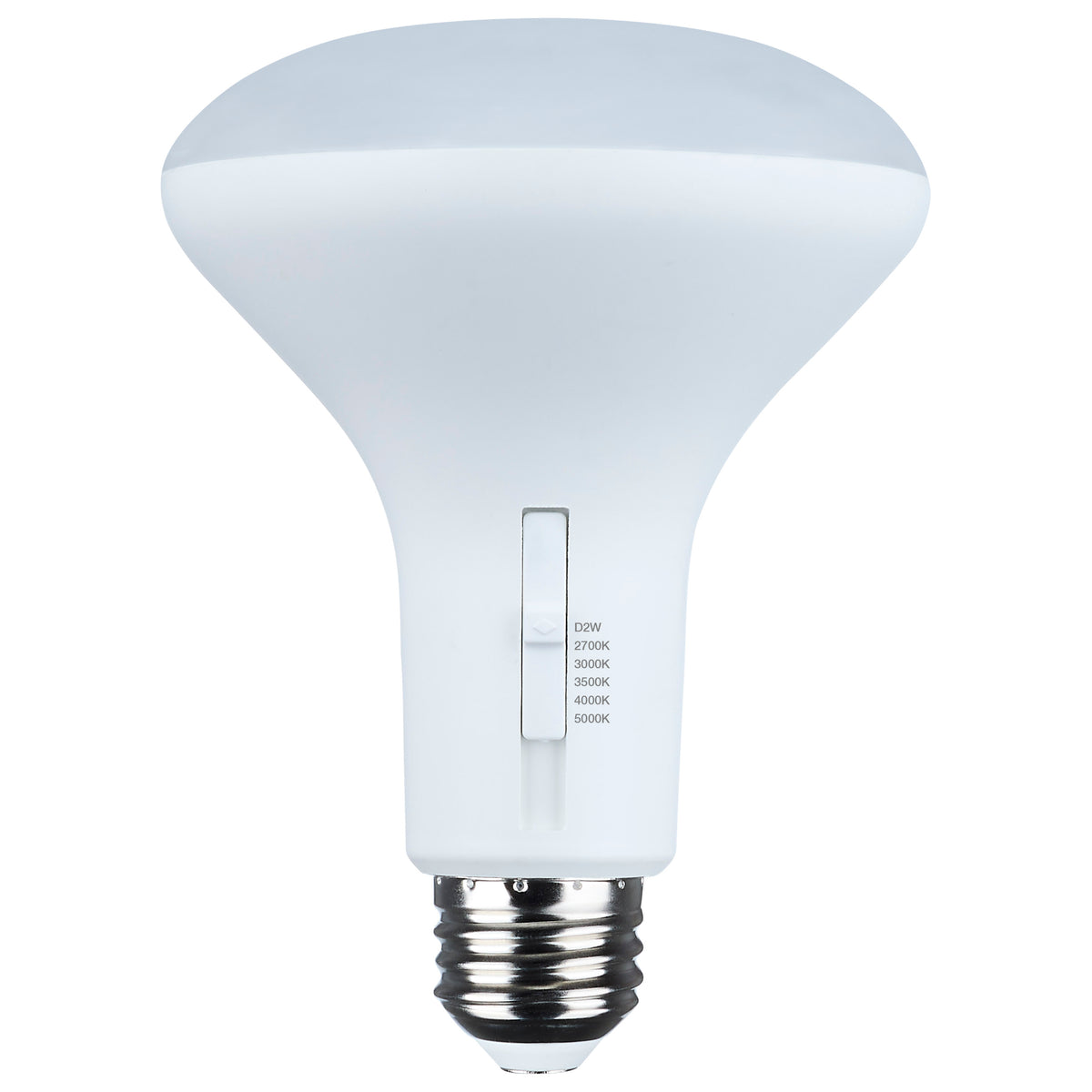 7 Watt BR30 LED - 27K/30K/35K/40K/50K Selectable - Dim to Warm - White Finish - 120 Volt bulb or fixture view