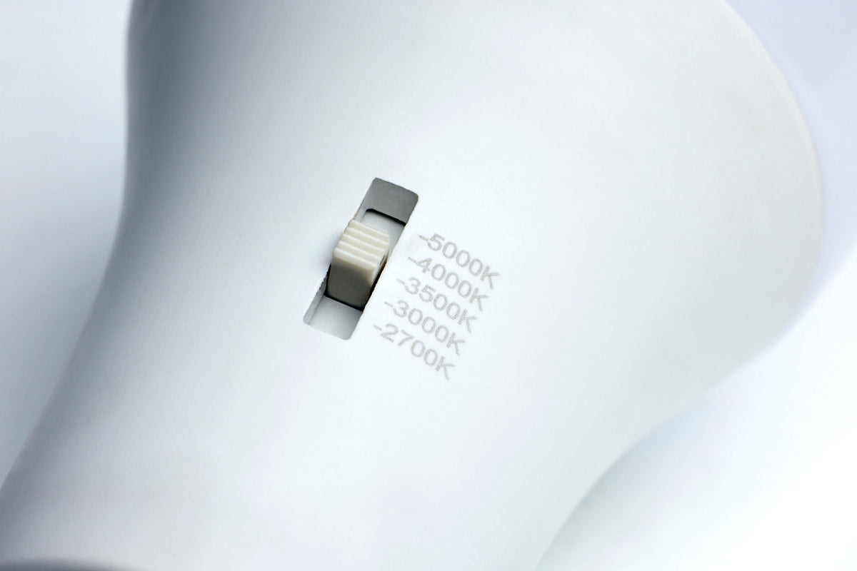 8.8 Watt A19 LED - Medium Base - CCT Selectable - 120 Volt - Frost Finish