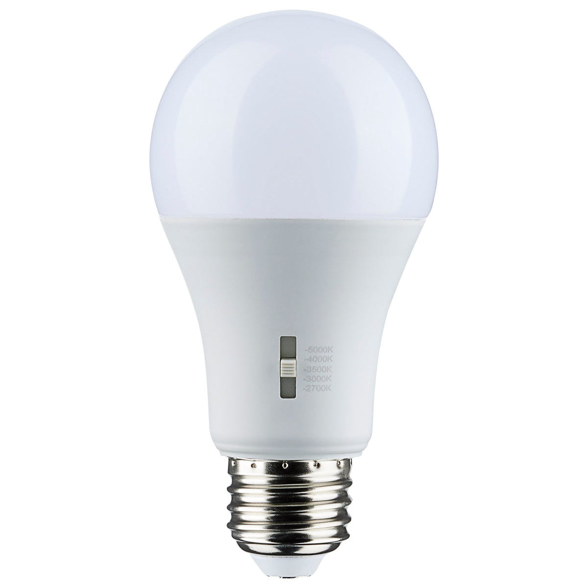 12 Watt A19 LED - Medium Base - Selectable - 120 Volt - Frost Finish for living rooms and bedrooms