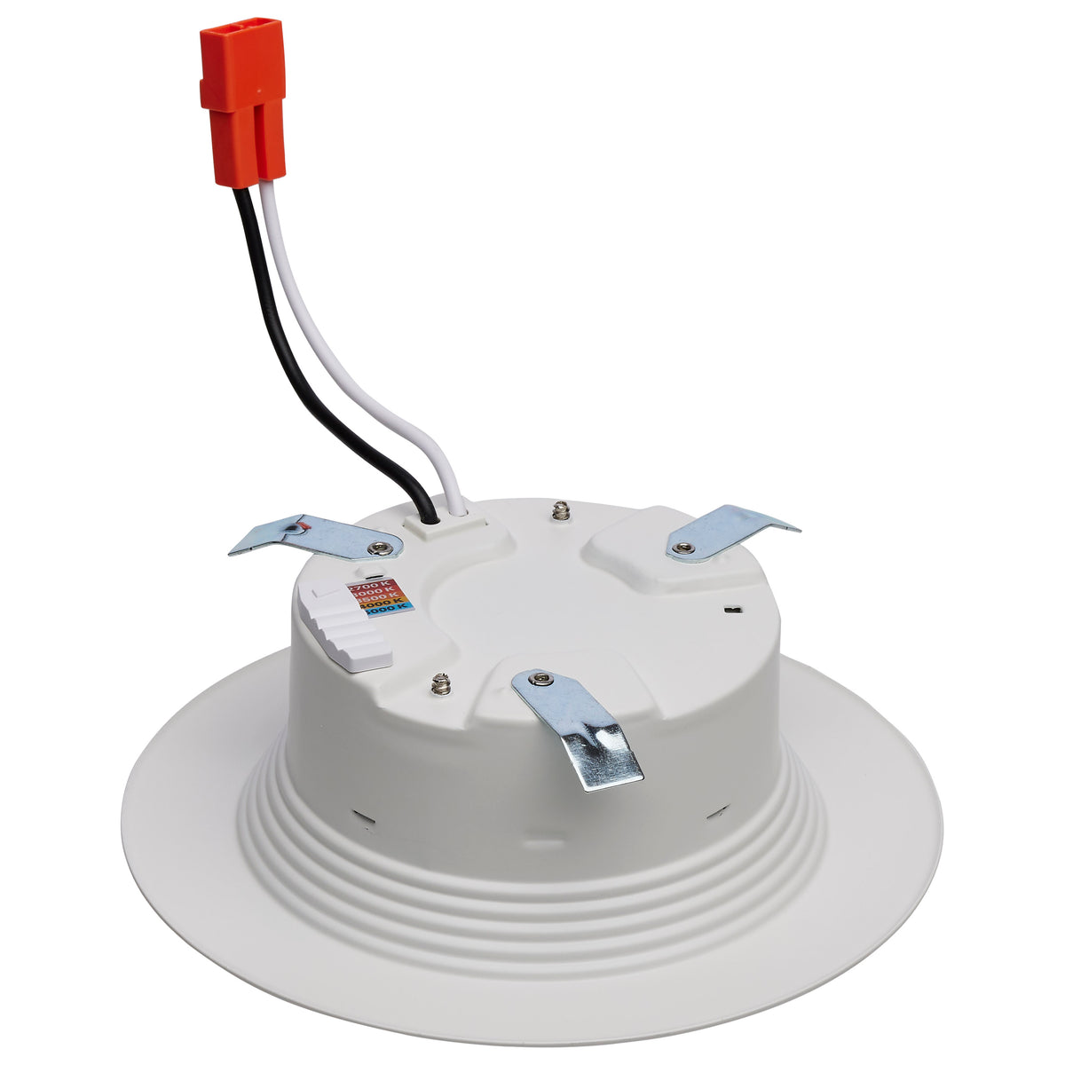 6.7 Watt LED Downlight Retrofit - 4 Inches - CCT Selectable - Round - White Finish - 120 Volt