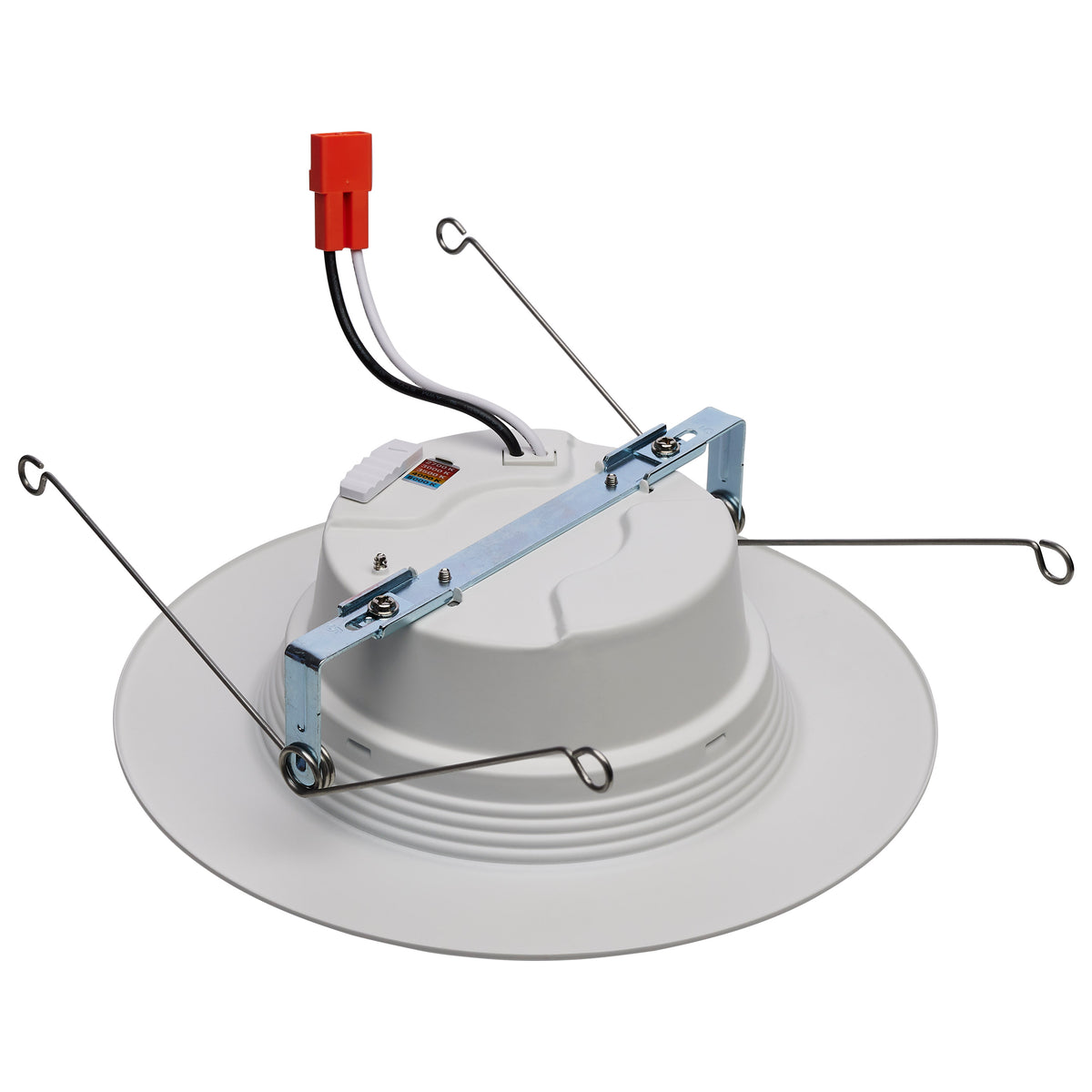 9 Watt LED Downlight Retrofit - 5-6 Inches - CCT Selectable - Round - White Finish - 120 Volt