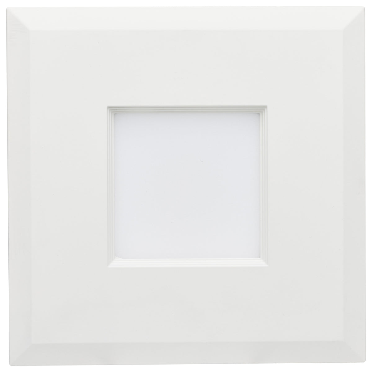 9 Watt LED Downlight Retrofit - 5-6 Inches - CCT Selectable - Square - White Finish - 120 Volt