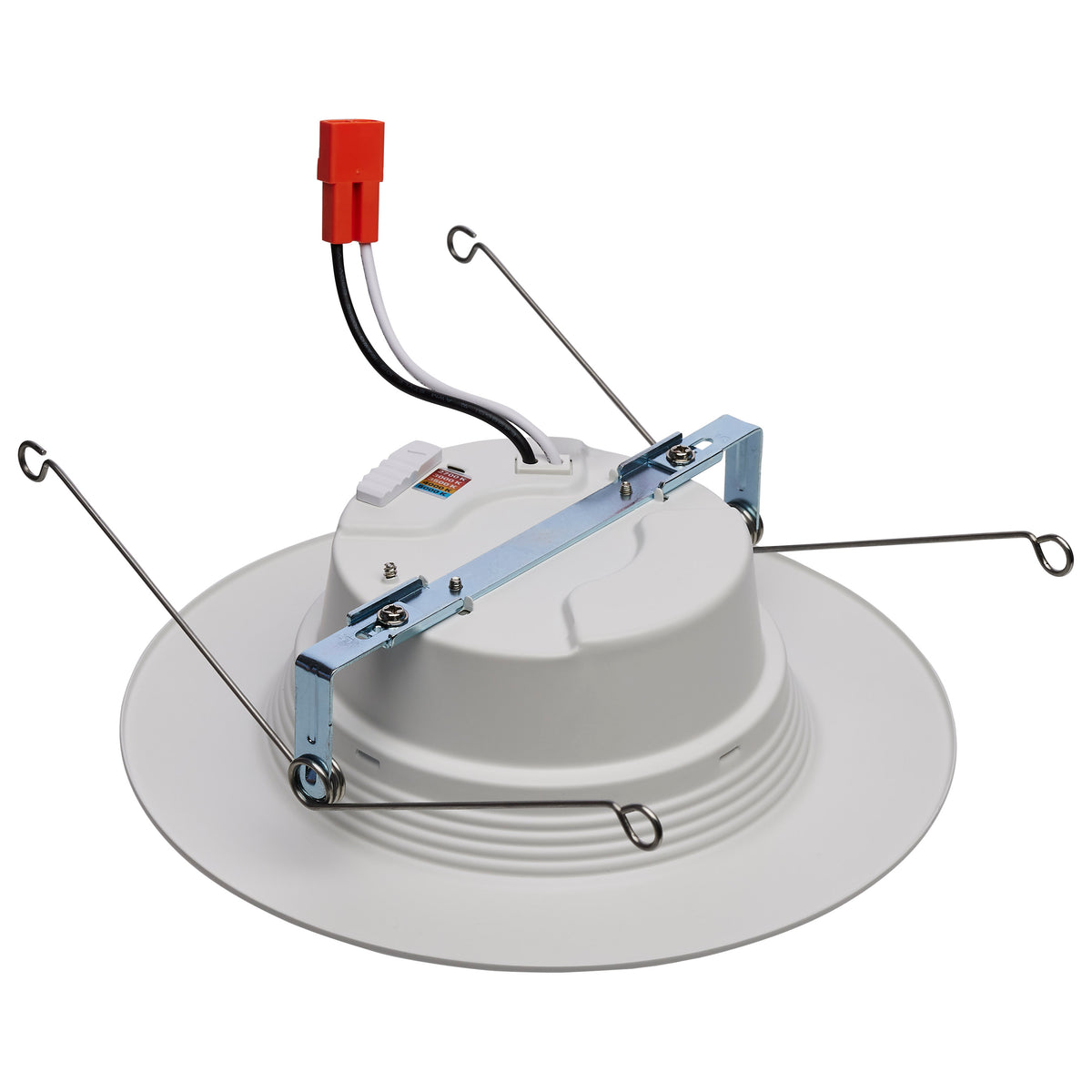 13.7 Watt LED Downlight Retrofit - 5-6 Inches - CCT Selectable - Round - White Finish - 120 Volt
