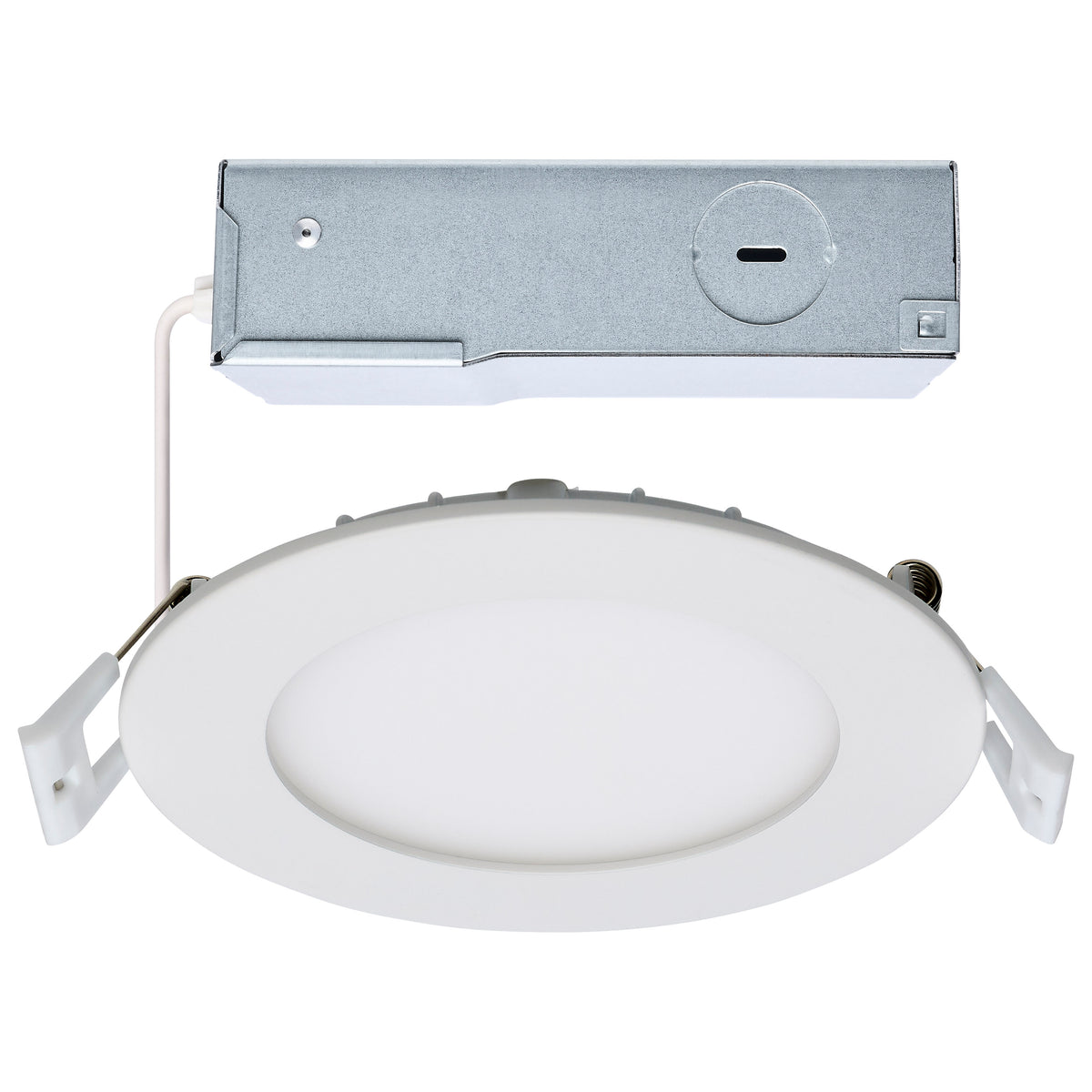 10 Watt LED Direct Wire Downlight - Edge-lit - 4-Inch - Selectable - Round - Remote Driver for hallways and ceiling fixtures