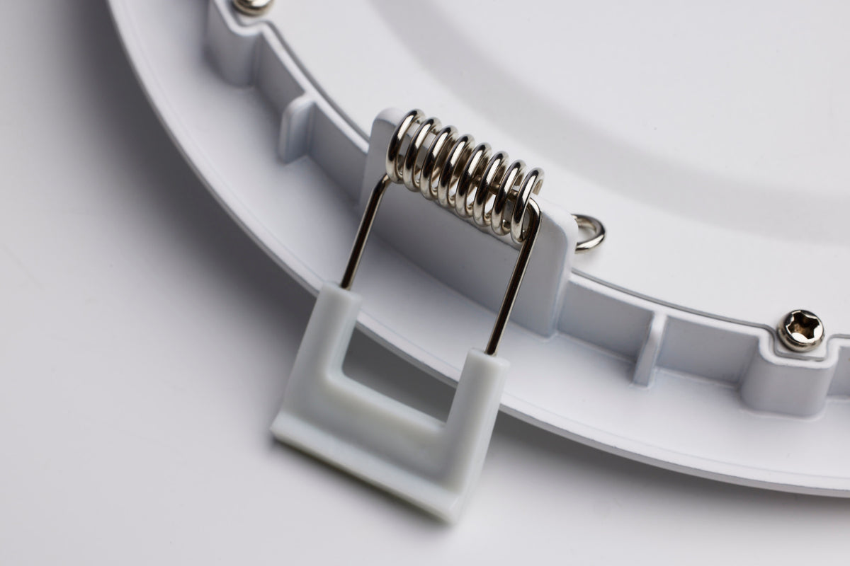 12 Watt LED Direct Wire Downlight - Edge-lit - 6-Inch - CCT Selectable - Round - Remote Driver
