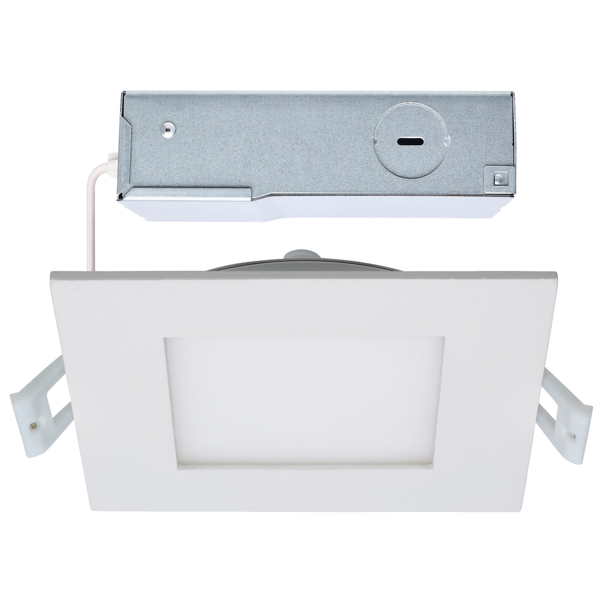 10 Watt LED Direct Wire Downlight - Edge-lit - 4-Inch - Selectable - Square - Remote Driver lighting product