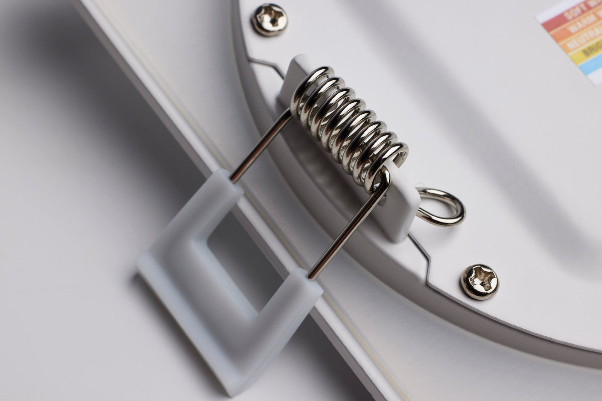 10 Watt LED Direct Wire Downlight - Edge-lit - 4-Inch - CCT Selectable - Square - Remote Driver