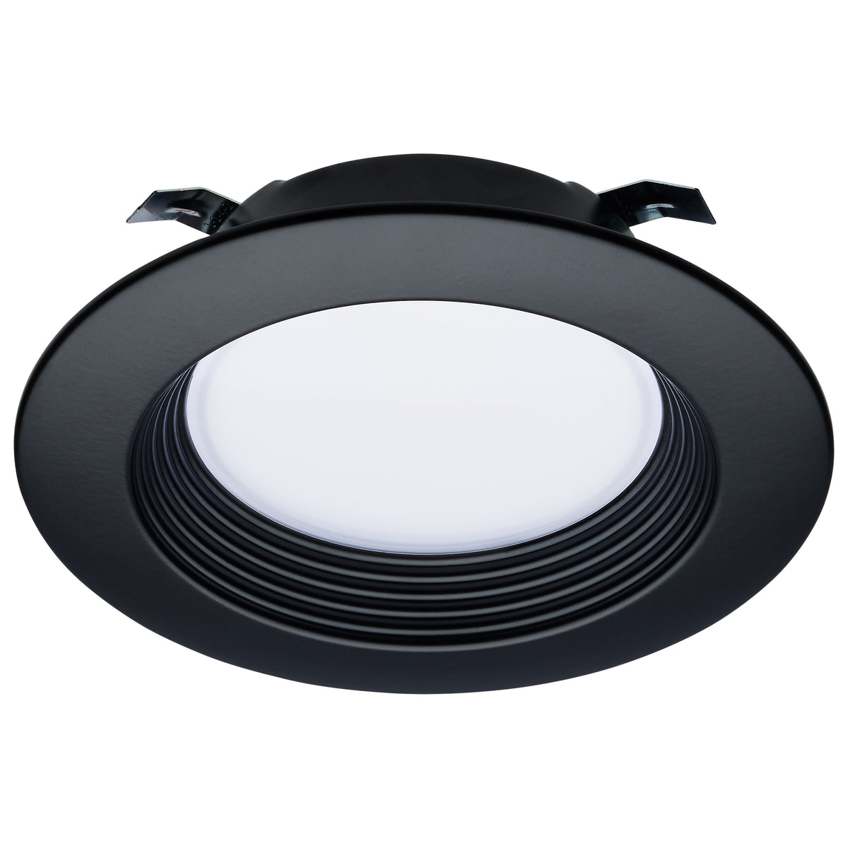 6.7 Watt - LED Downlight Retrofit - 4 Inch - CCT Selectable - 120 Volts - Black Finish
