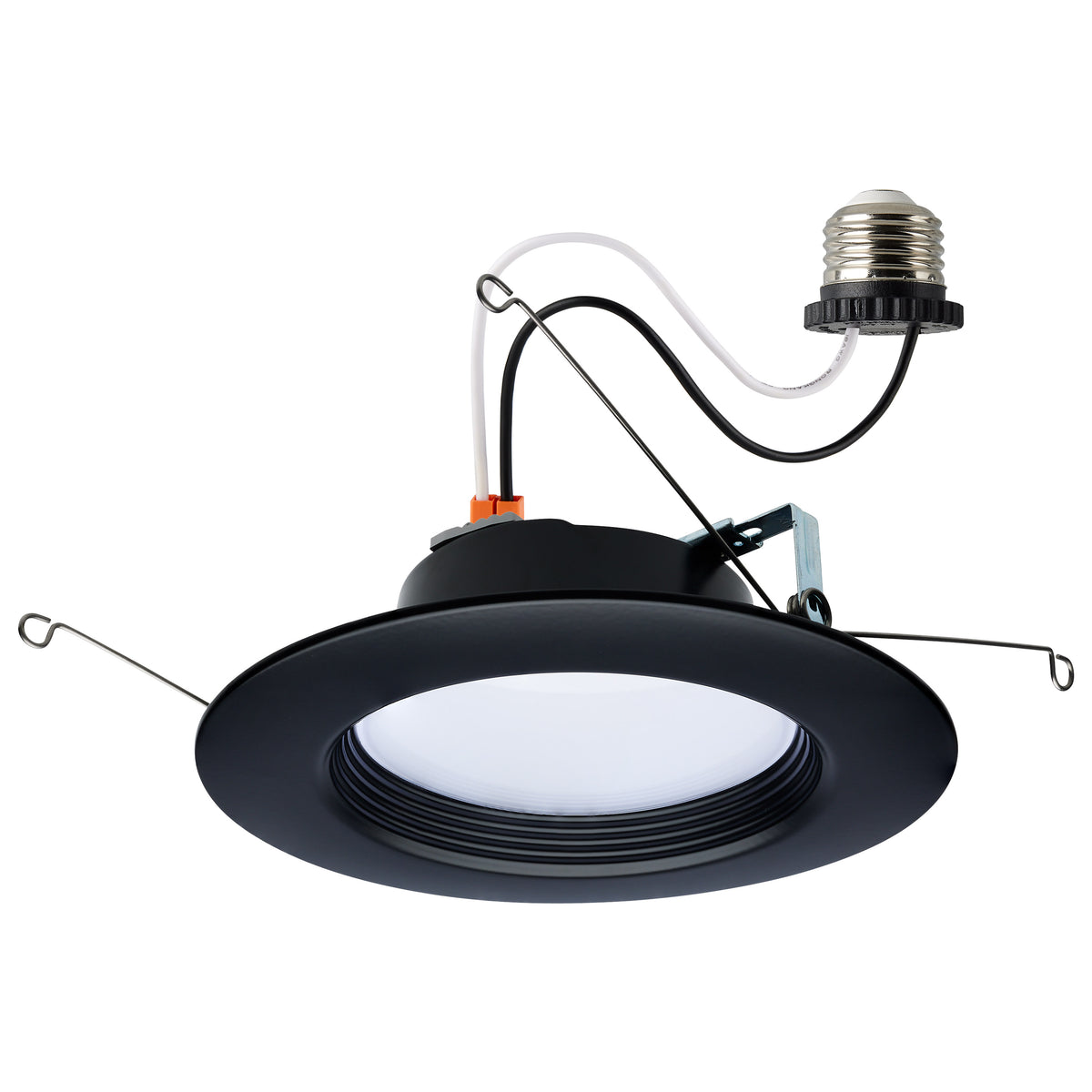 9 Watt - LED Downlight Retrofit - 5-6 Inch - Selectable - 120 Volts - Black Finish product image