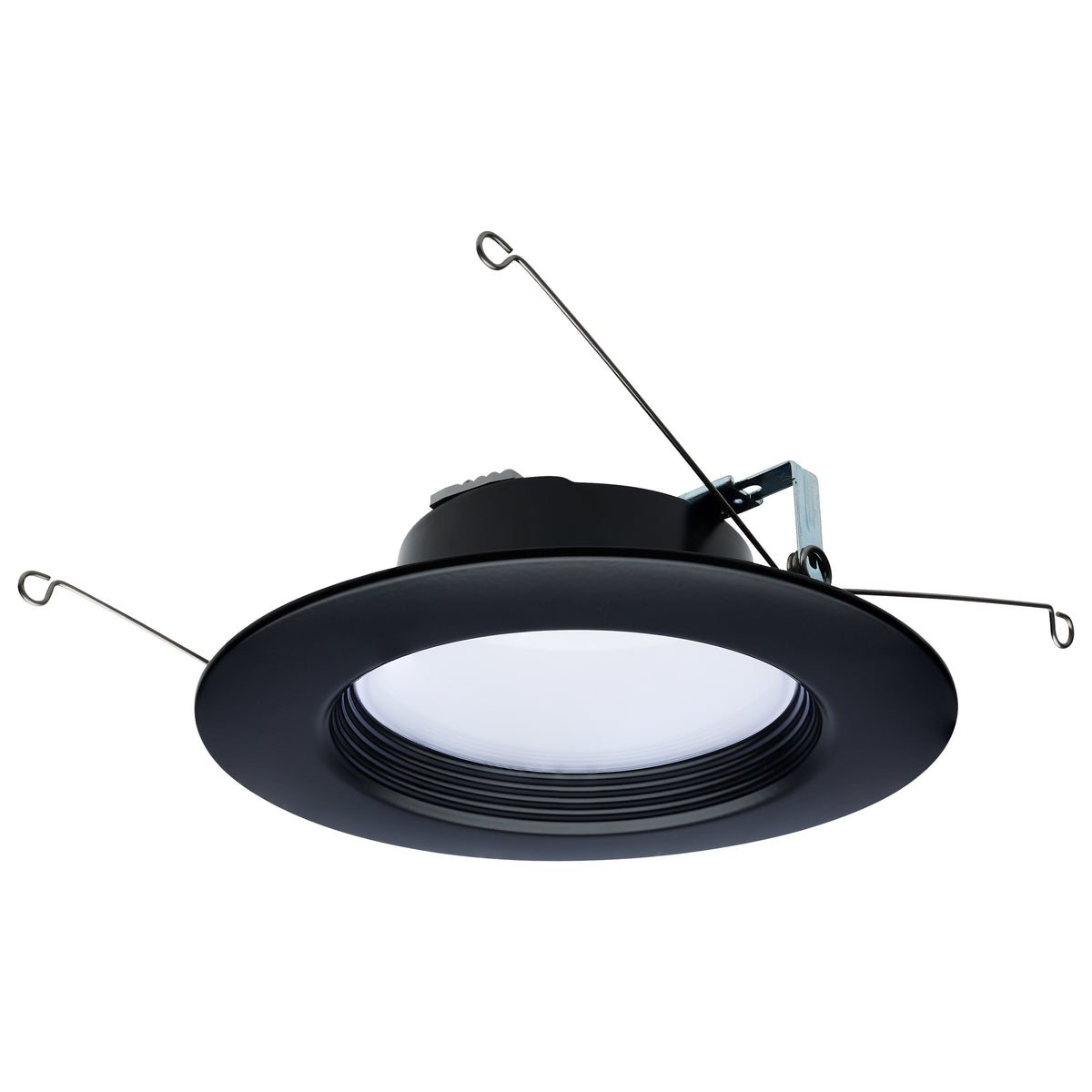 9 Watt - LED Downlight Retrofit - 5-6 Inch - CCT Selectable - 120 Volts - Black Finish