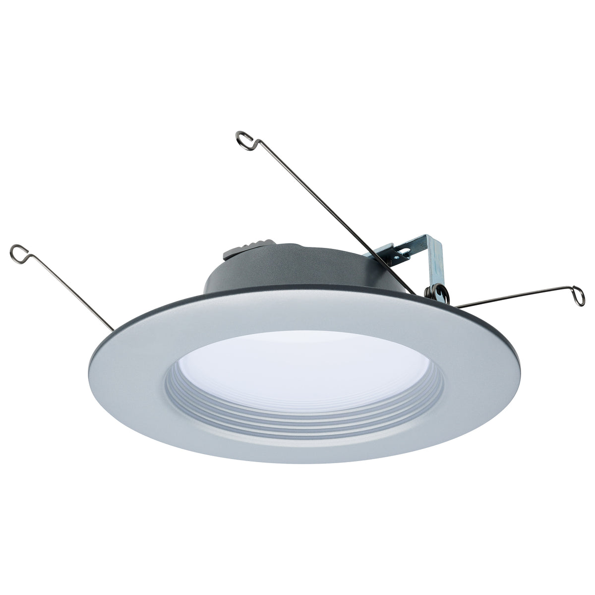 9 Watt - LED Downlight Retrofit - 5-6 Inch - CCT Selectable - 120 Volts - Brushed Nickel Finish