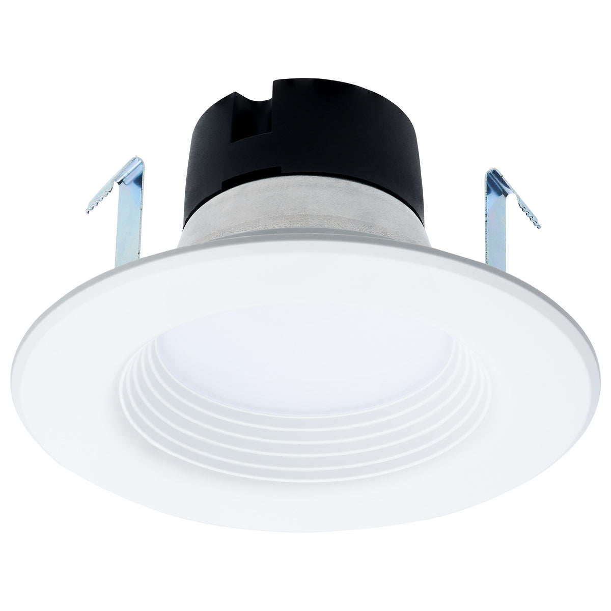 6.5 Watt LED Downlight Retrofit - 4 Inch Baffle - Selectable - 12 Volts - Matte White Finish product image