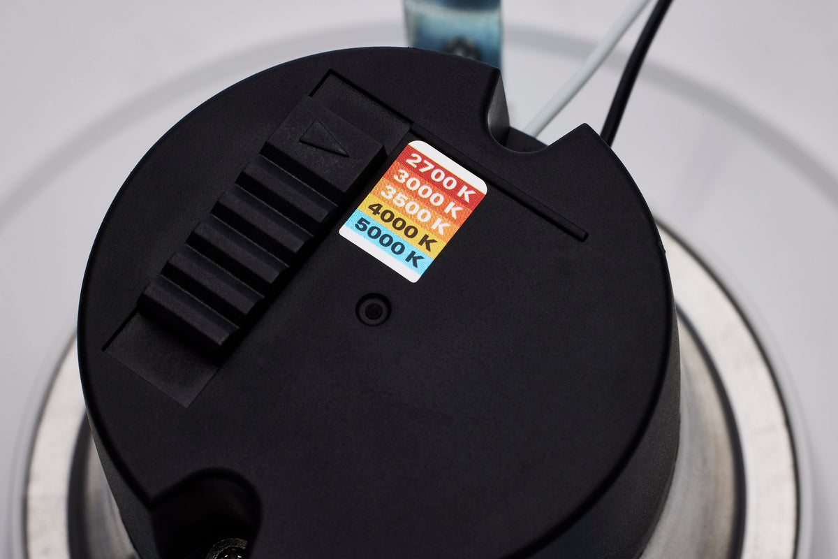 6.5 Watt LED Downlight Retrofit - 4 Inch Baffle - CCT Selectable - 12 Volts - Matte White Finish