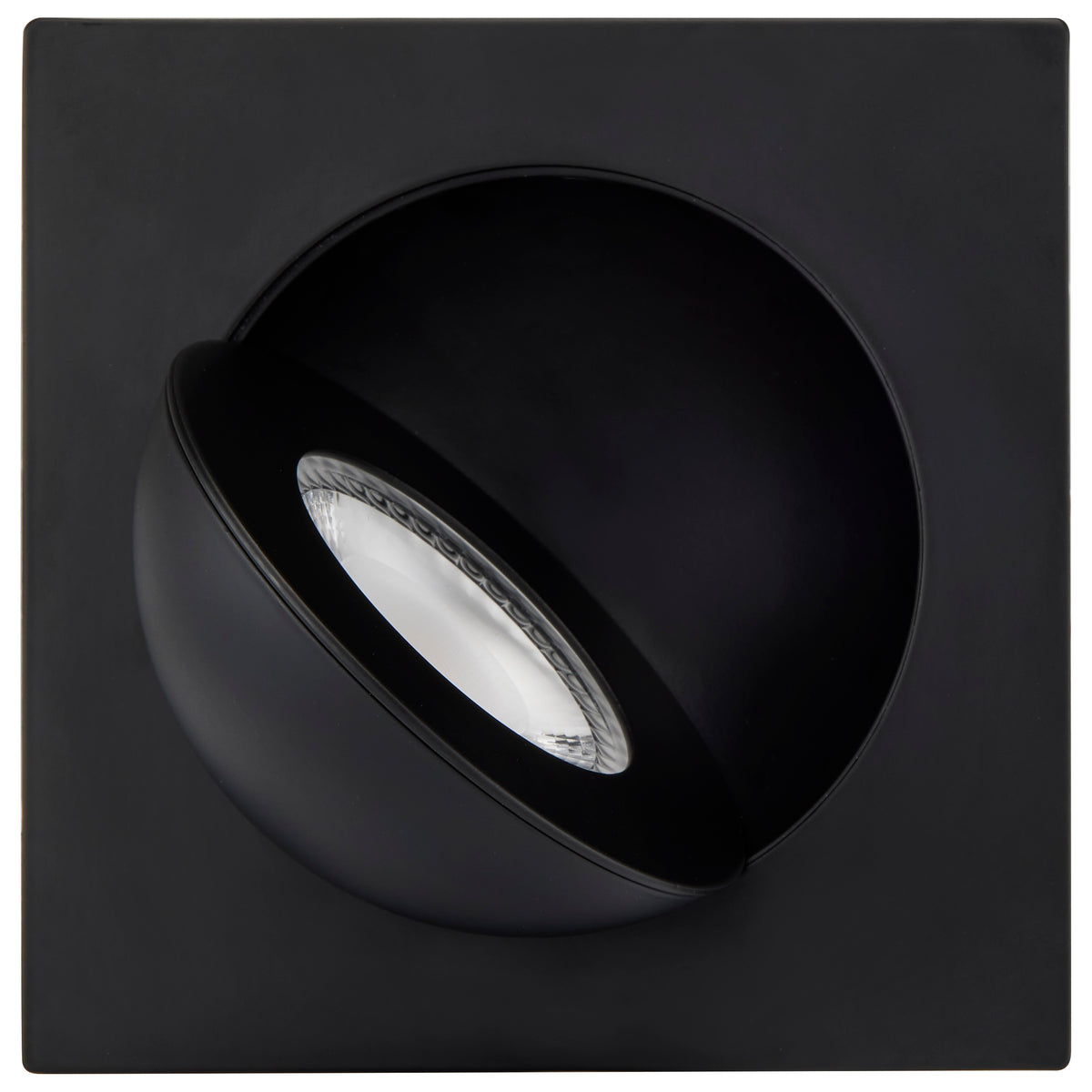 9 Watt - CCT Selectable - LED Direct Wire Downlight - GimbaLED - 4 Inch Square - Remote Driver - Black