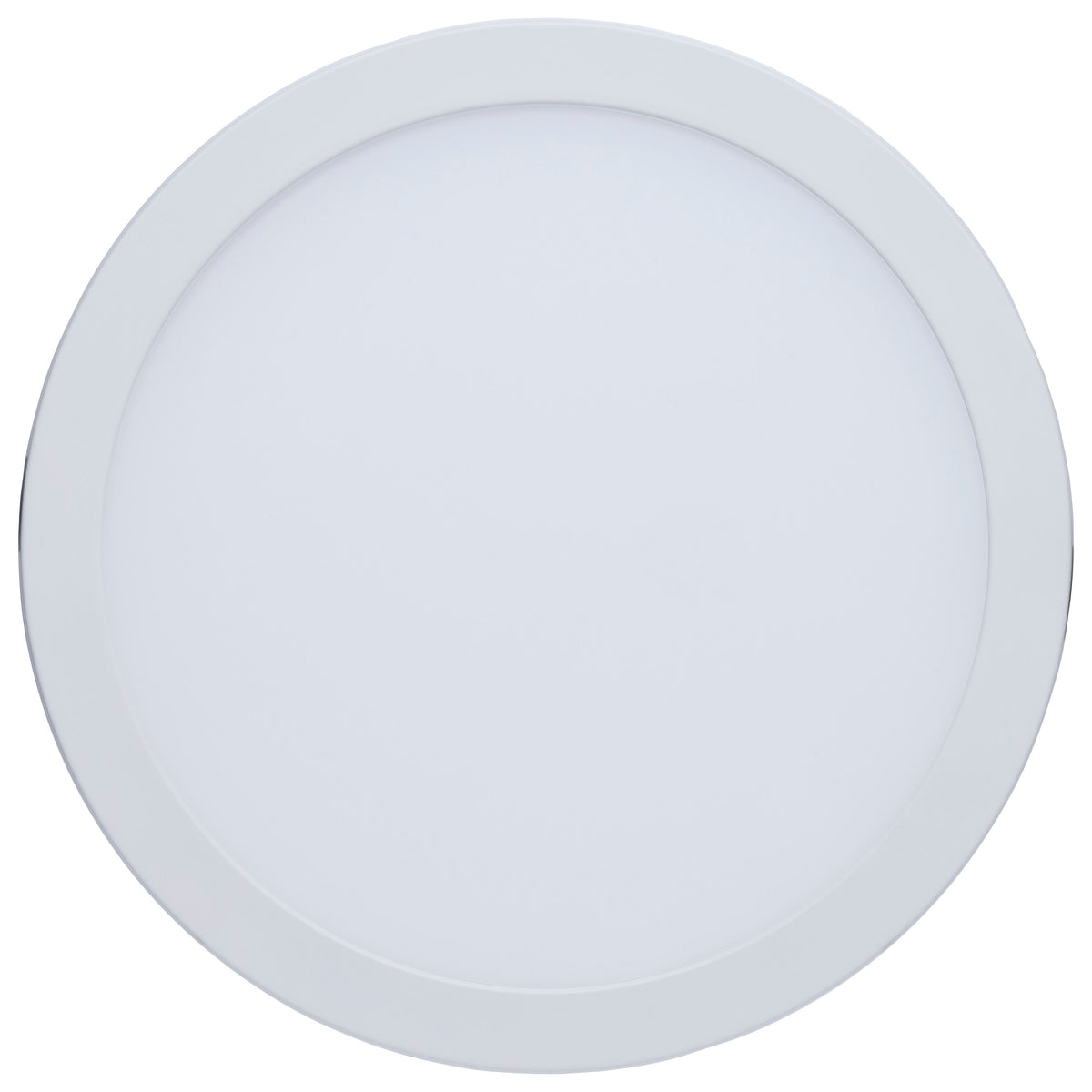 20 Watt - 8 Inch LED Direct Wire Downlight - Remote Driver - CCT Selectable - Dual Dimming - Flat Face - Round - White Finish