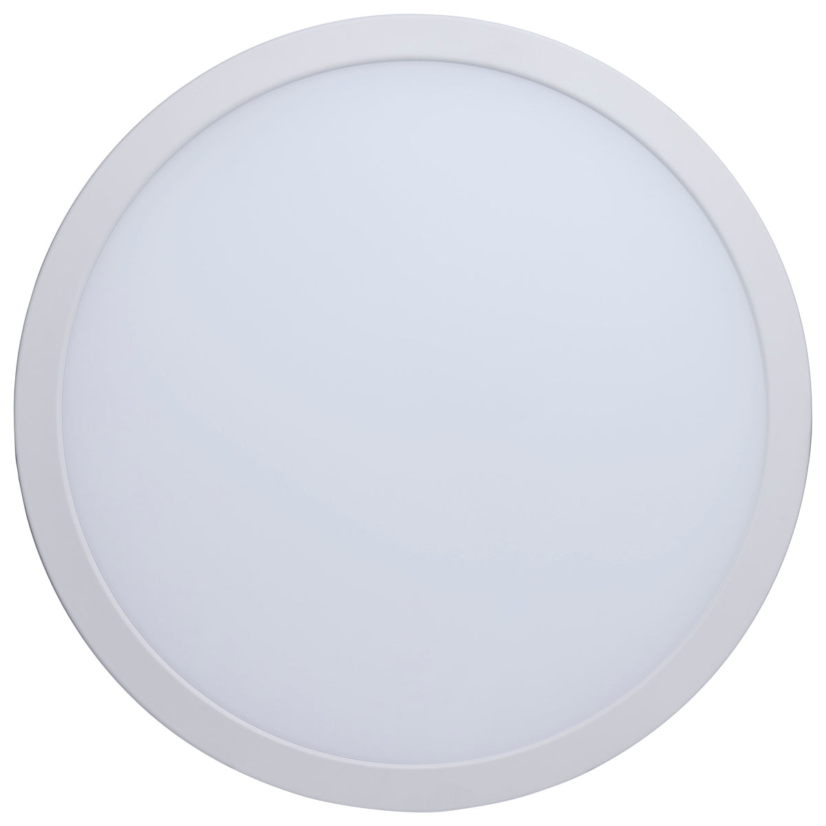 38 Watt - 12 Inch LED Direct Wire Downlight - Remote Driver - CCT Selectable - Dual Dimming - Flat Face - Round - White Finish