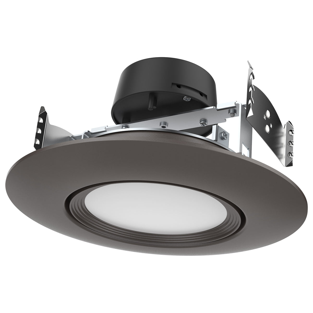 10.5 Watt - LED Retrofit Downlight - GimbaLED - 120 Volt - Selectable - Bronze Finish