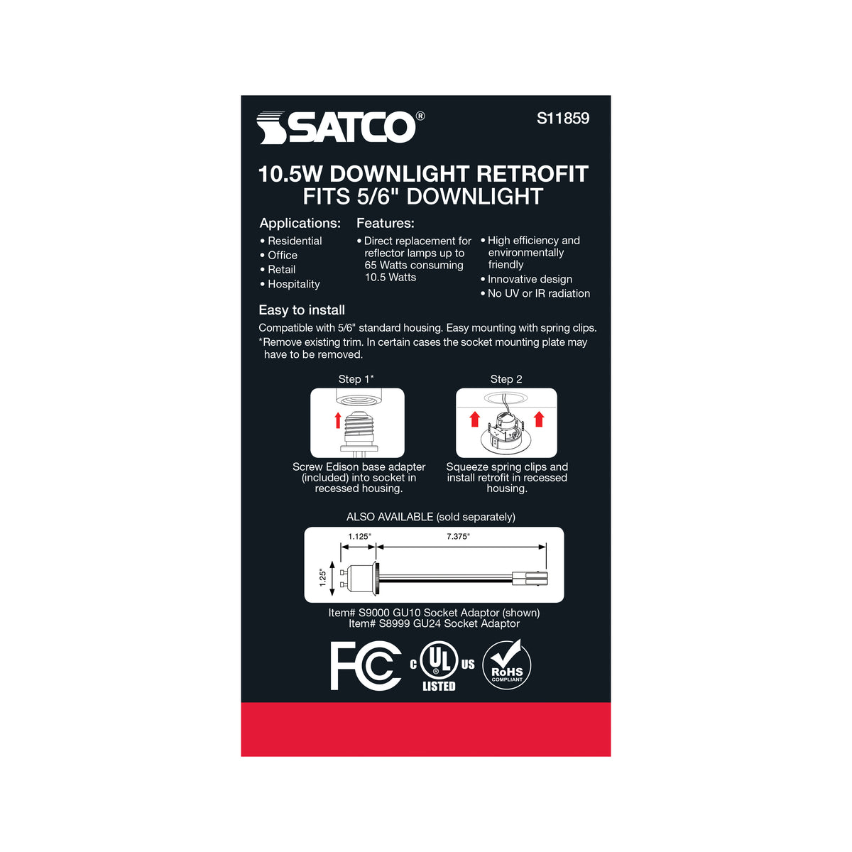 10.5 Watt - LED Retrofit Downlight - GimbaLED - 120 Volt - CCT Selectable - Bronze Finish