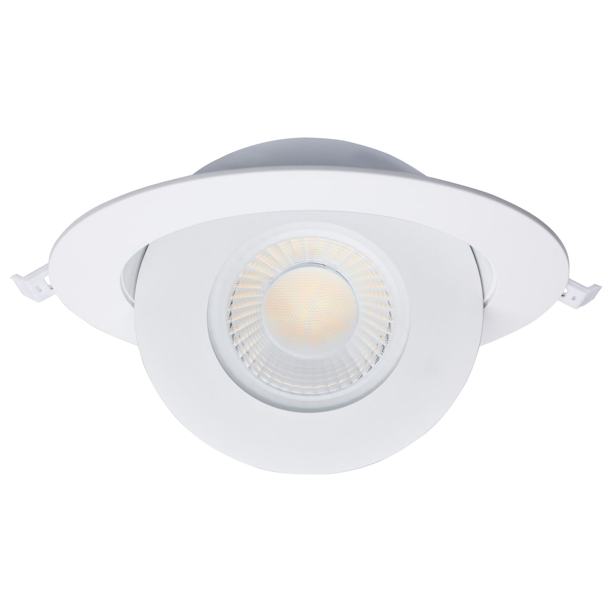 15 Watt - CCT Selectable - LED Direct Wire Downlight - GimbaLED - 6 Inch Round - Remote Driver - White