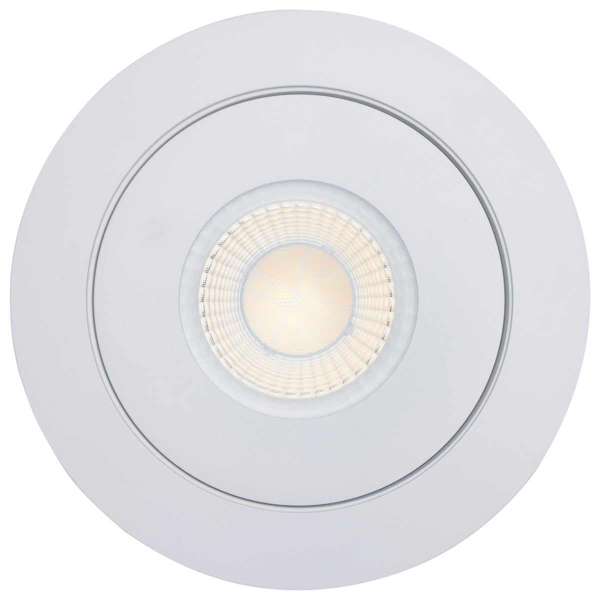 15 Watt - CCT Selectable - LED Direct Wire Downlight - GimbaLED - 6 Inch Round - Remote Driver - White