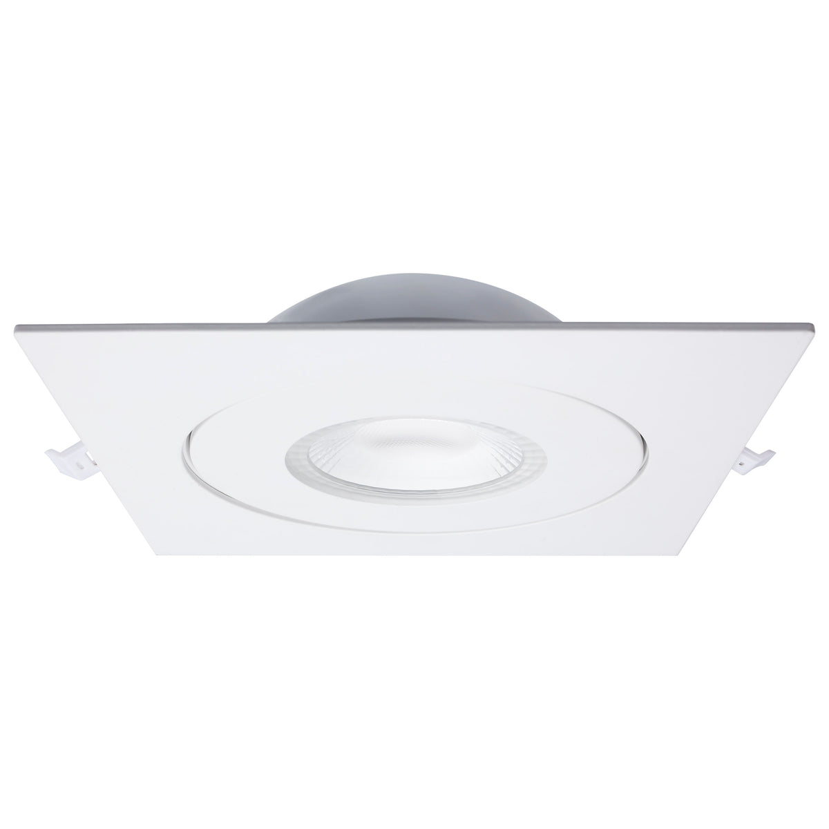 15 Watt - CCT Selectable - LED Direct Wire Downlight - GimbaLED - 6 Inch Square - Remote Driver - White