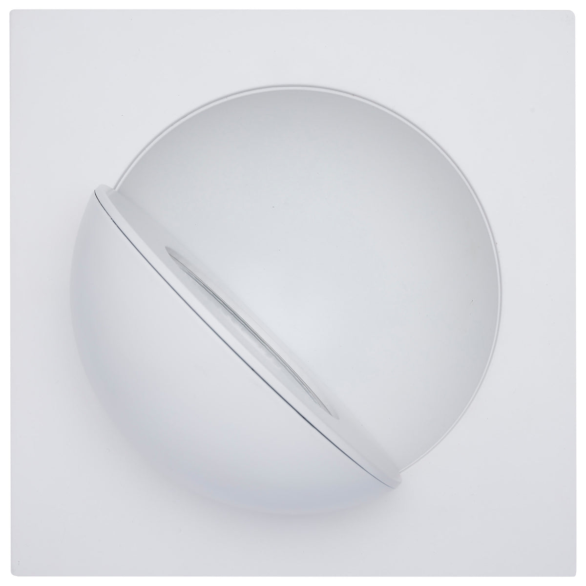 15 Watt - CCT Selectable - LED Direct Wire Downlight - GimbaLED - 6 Inch Square - Remote Driver - White
