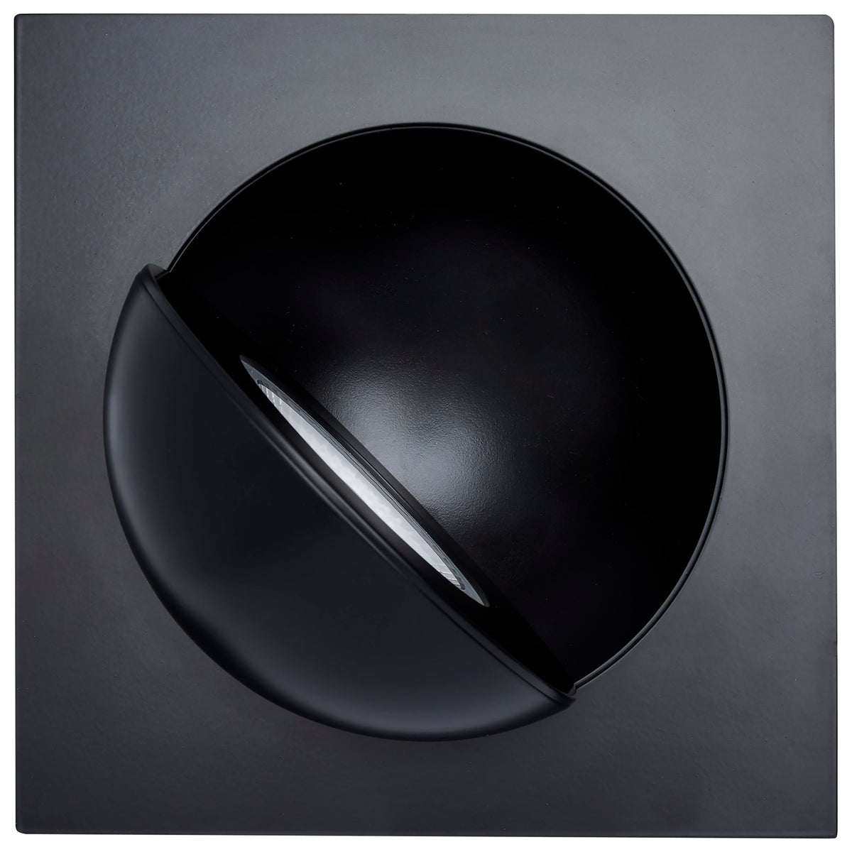 15 Watt - CCT Selectable - LED Direct Wire Downlight - GimbaLED - 6 Inch Square - Remote Driver - Black
