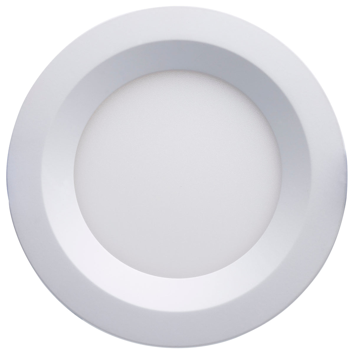10 Watt LED Direct Wire Downlight - Slimfit - Smooth Baffle - 4 Inch - CCT Selectable - Round - Remote Driver - White Finish