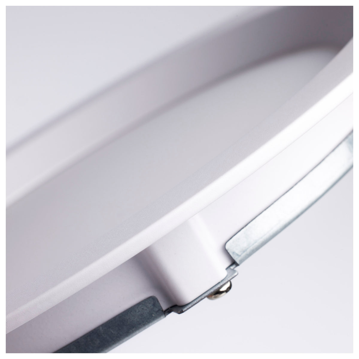 13 Watt LED Direct Wire Downlight - Slimfit - Smooth Baffle - 6 Inch - CCT Selectable - Round - Remote Driver - White Finish