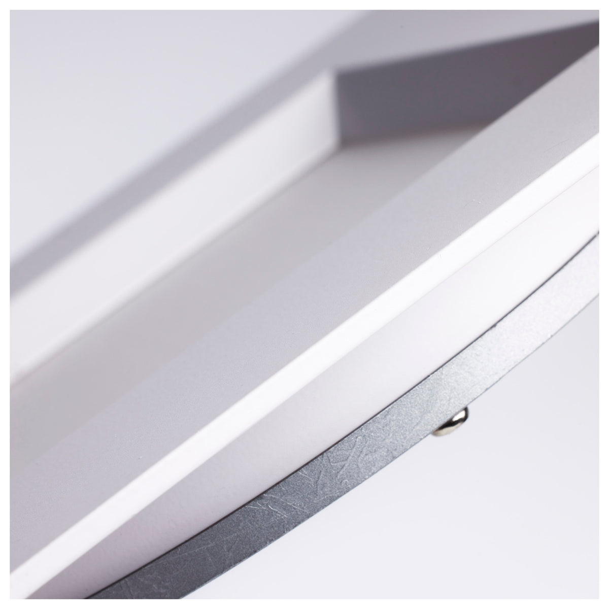 12 Watt LED Direct Wire Downlight - Slimfit - Smooth Baffle - 6 Inch - CCT Selectable - Square - Remote Driver - White Finish