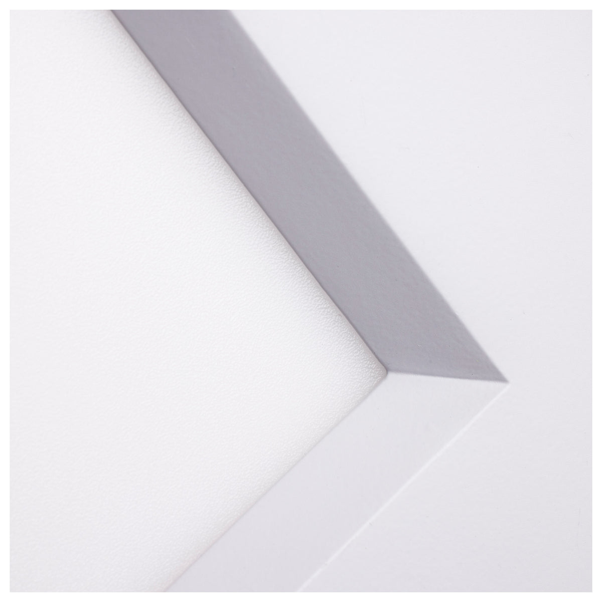 12 Watt LED Direct Wire Downlight - Slimfit - Smooth Baffle - 6 Inch - CCT Selectable - Square - Remote Driver - White Finish
