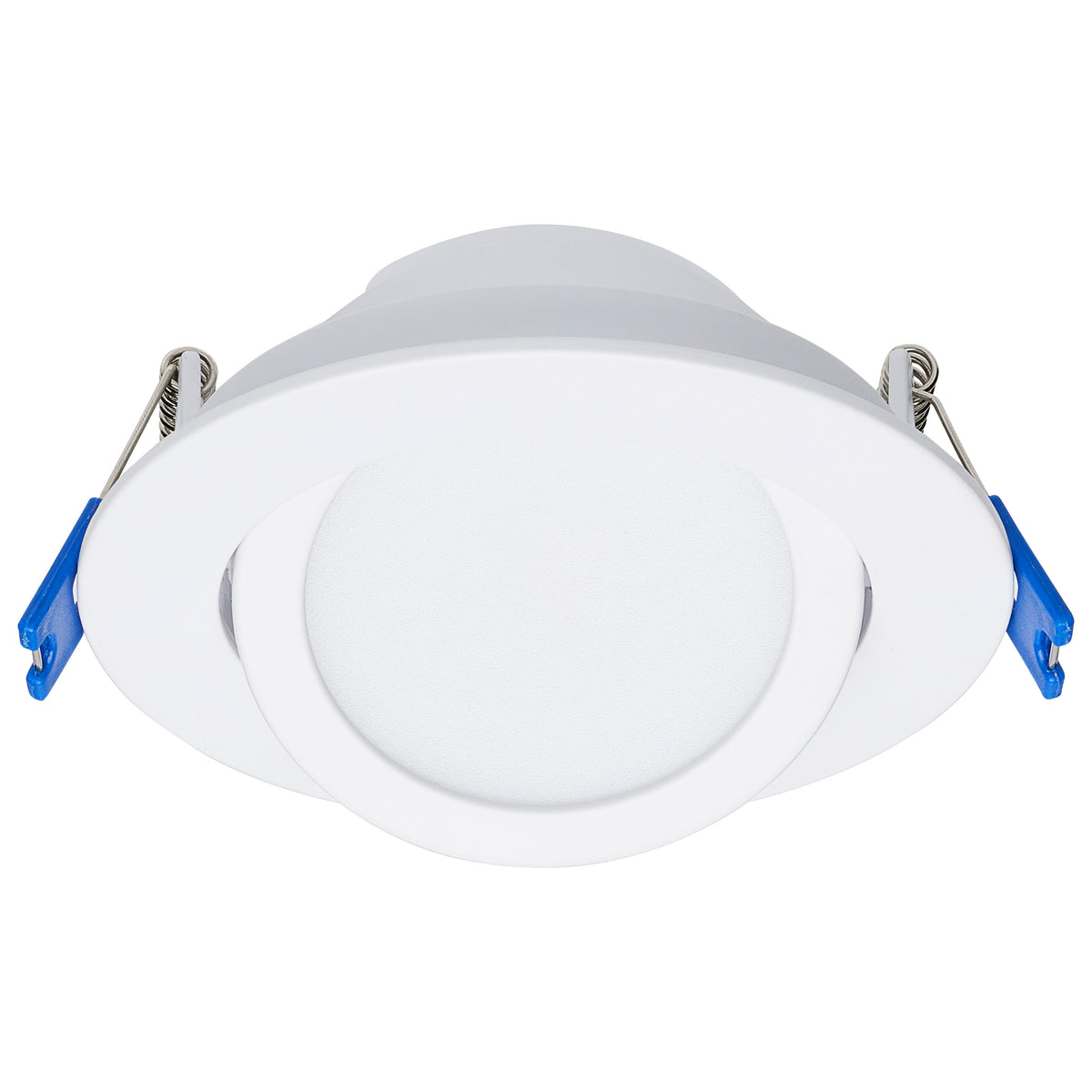11 Watt - 4" - Directional Low-Profile Downlight - CCT Selectable - 120 Volt - White Finish