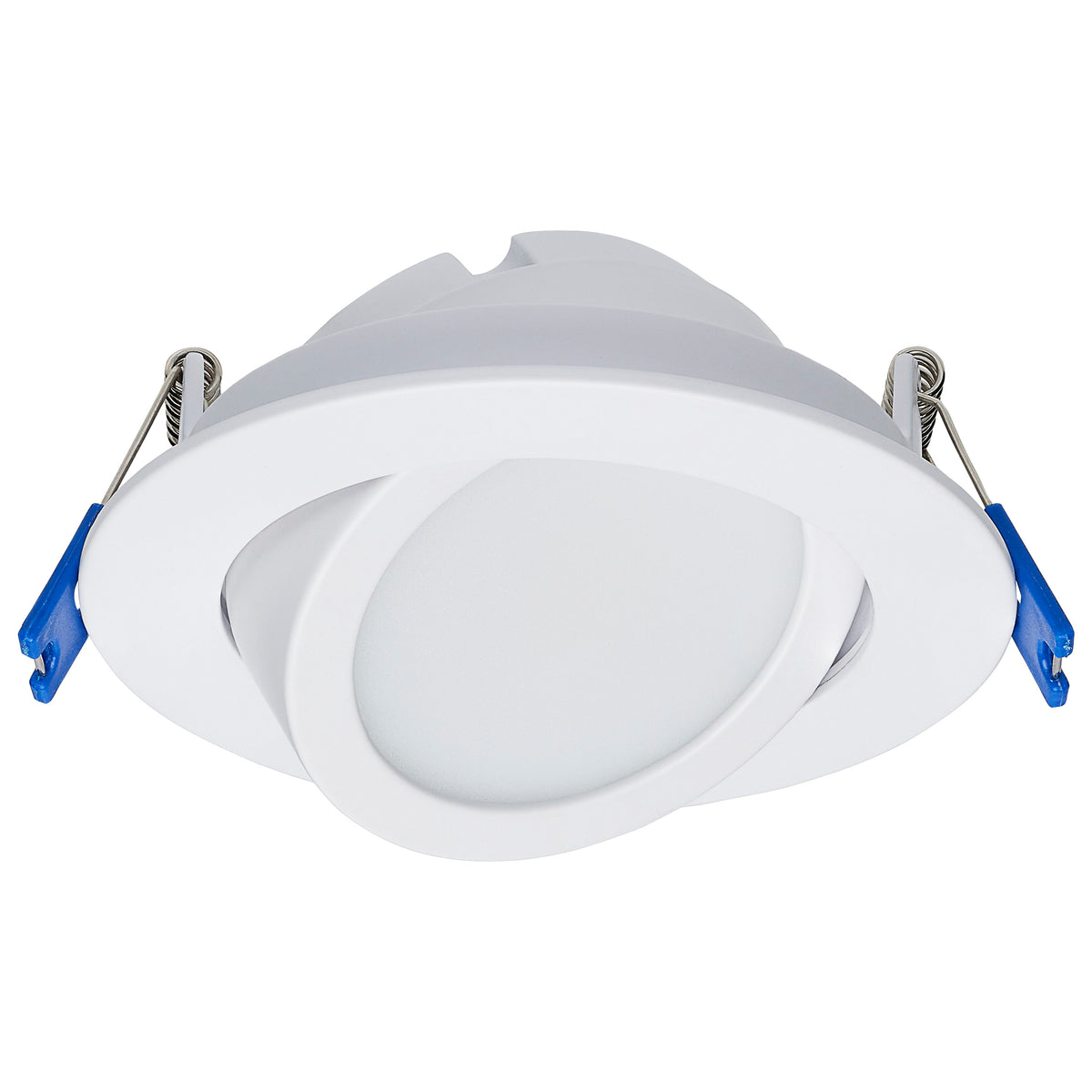 11 Watt - 4" - Directional Low-Profile Downlight - CCT Selectable - 120 Volt - White Finish