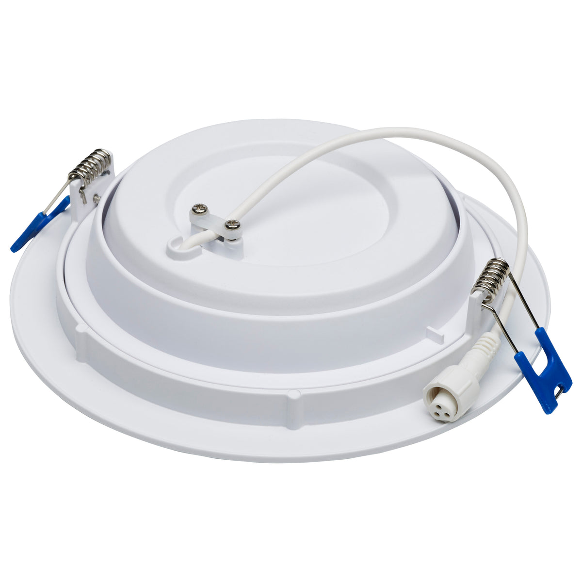 14 Watt - 6" - Directional Low-Profile Downlight - CCT Selectable - 120 Volt - White Finish