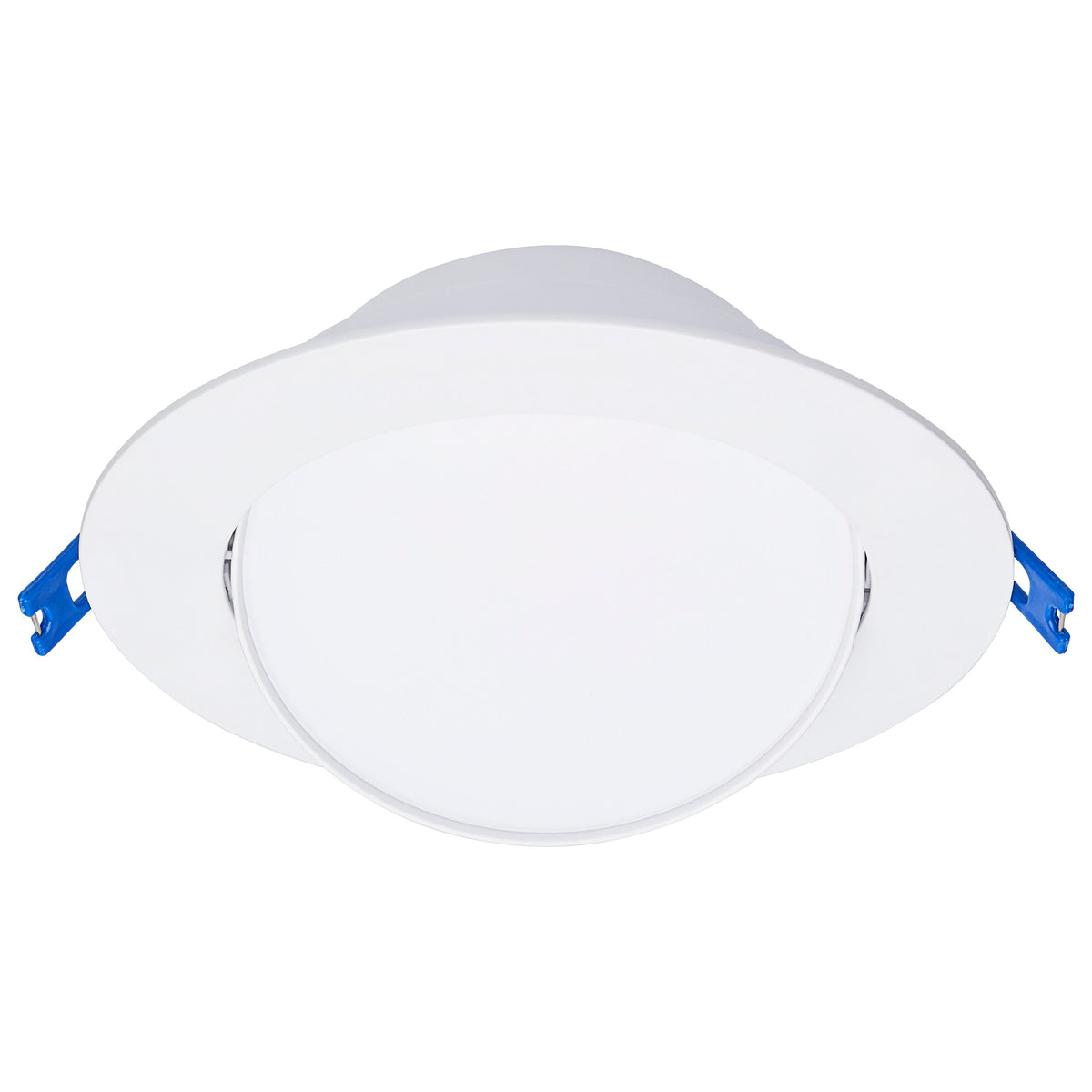 14 Watt - 6" - Directional Low-Profile Downlight - CCT Selectable - 120 Volt - White Finish